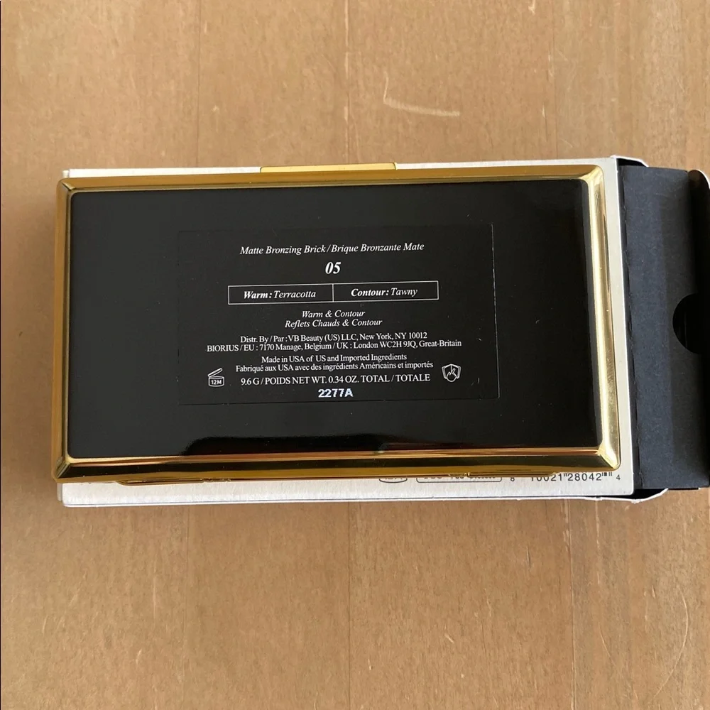 Victoria Beckham Matte Bronzing Brick Palette In Shade 5 Natural Matte Bronzer